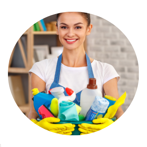 Professional cleaner providing premium service